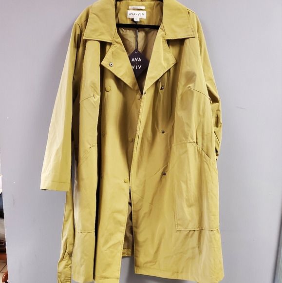 Ava & Viv Jackets & Coats Plus Size Rain Coat Poshmark